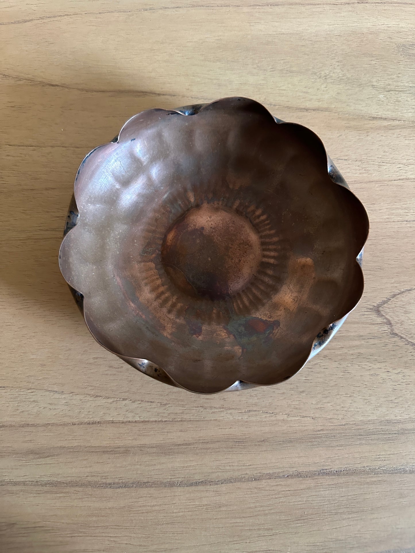 Gregorian Copper 301 Hand-Hammered Dish