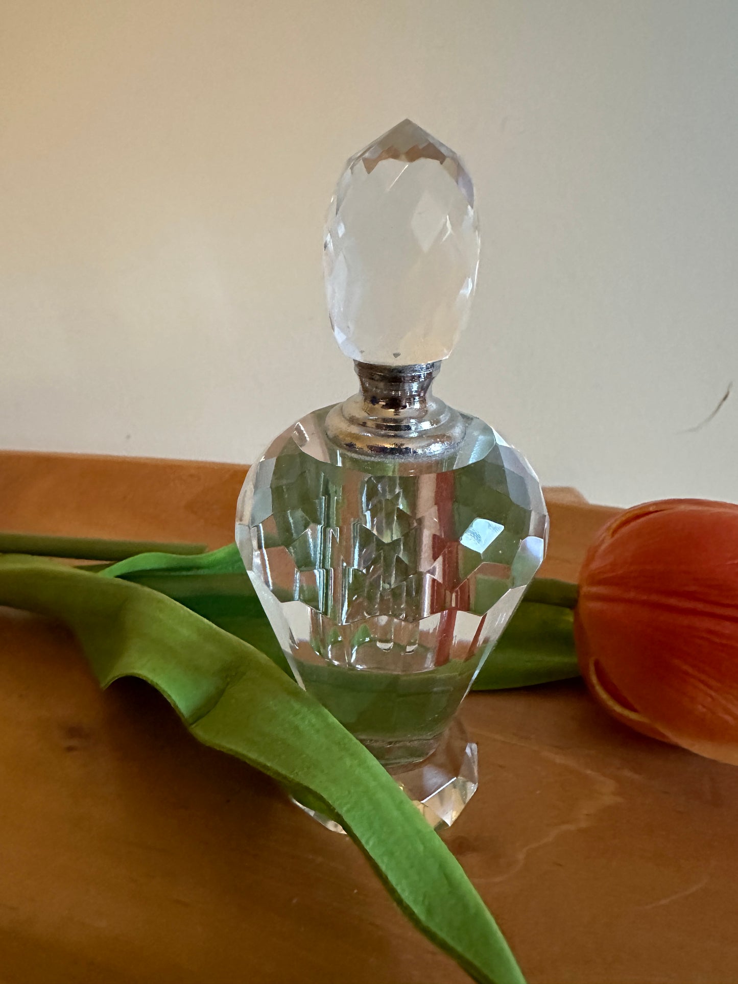 Vintage Crystal Perfume Bottle