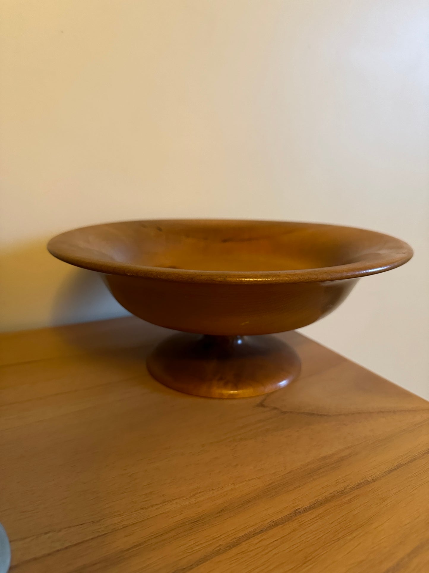 Oregon Myrtlewood Pedestal Bowl