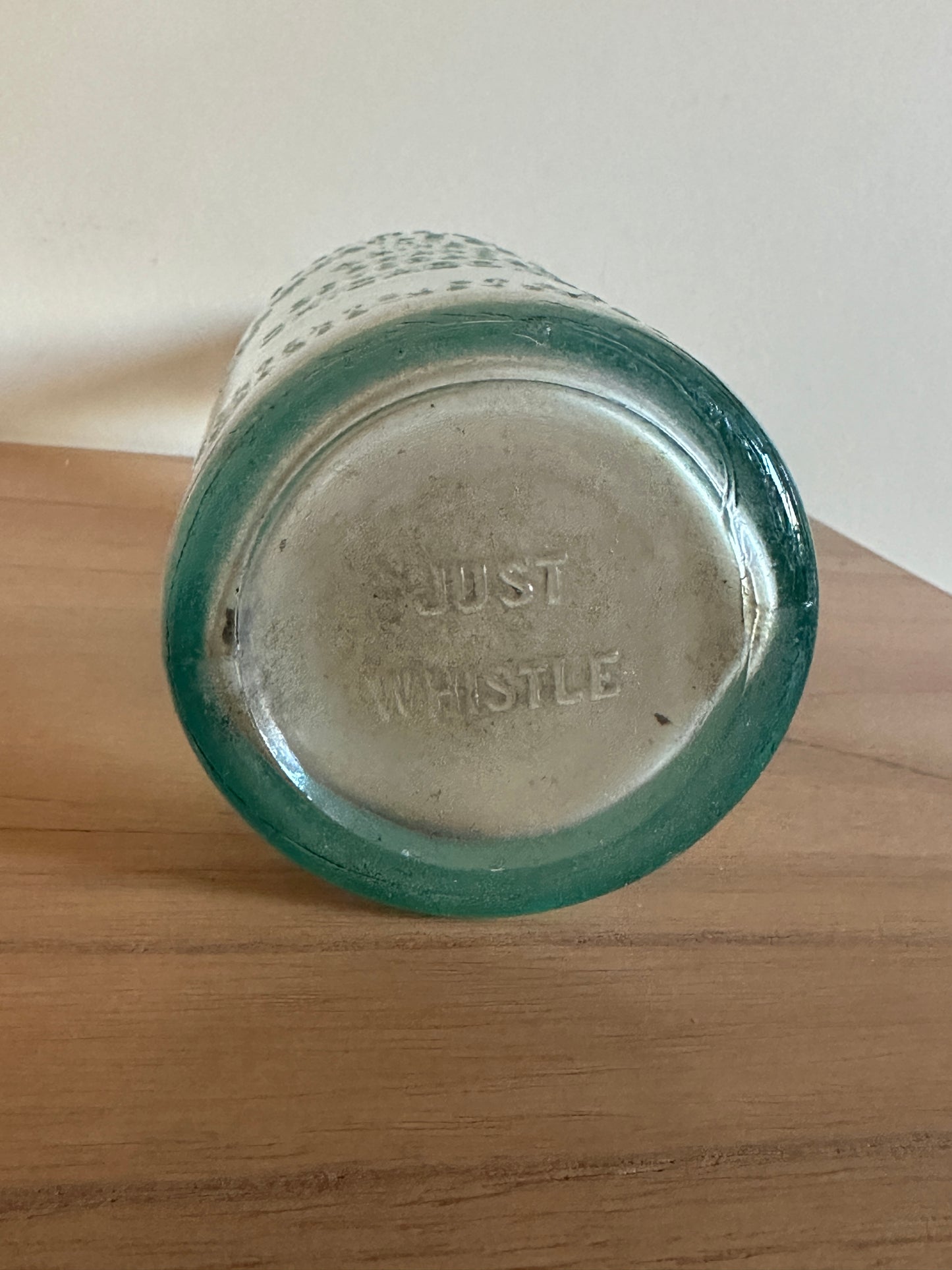 Whistle Bottling Company 1 Liter Glass Bottle (Circa 1925)