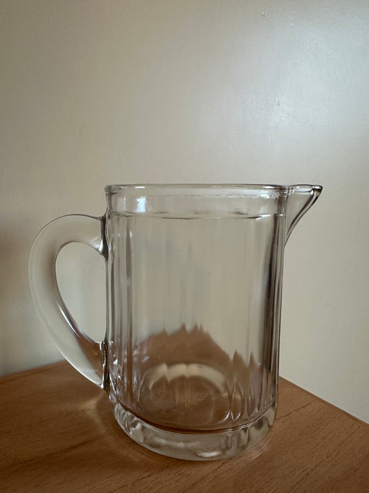 Vintage Diner Syrup Pitcher Indiana Glass 1951 Bloomfield Ind. Inc