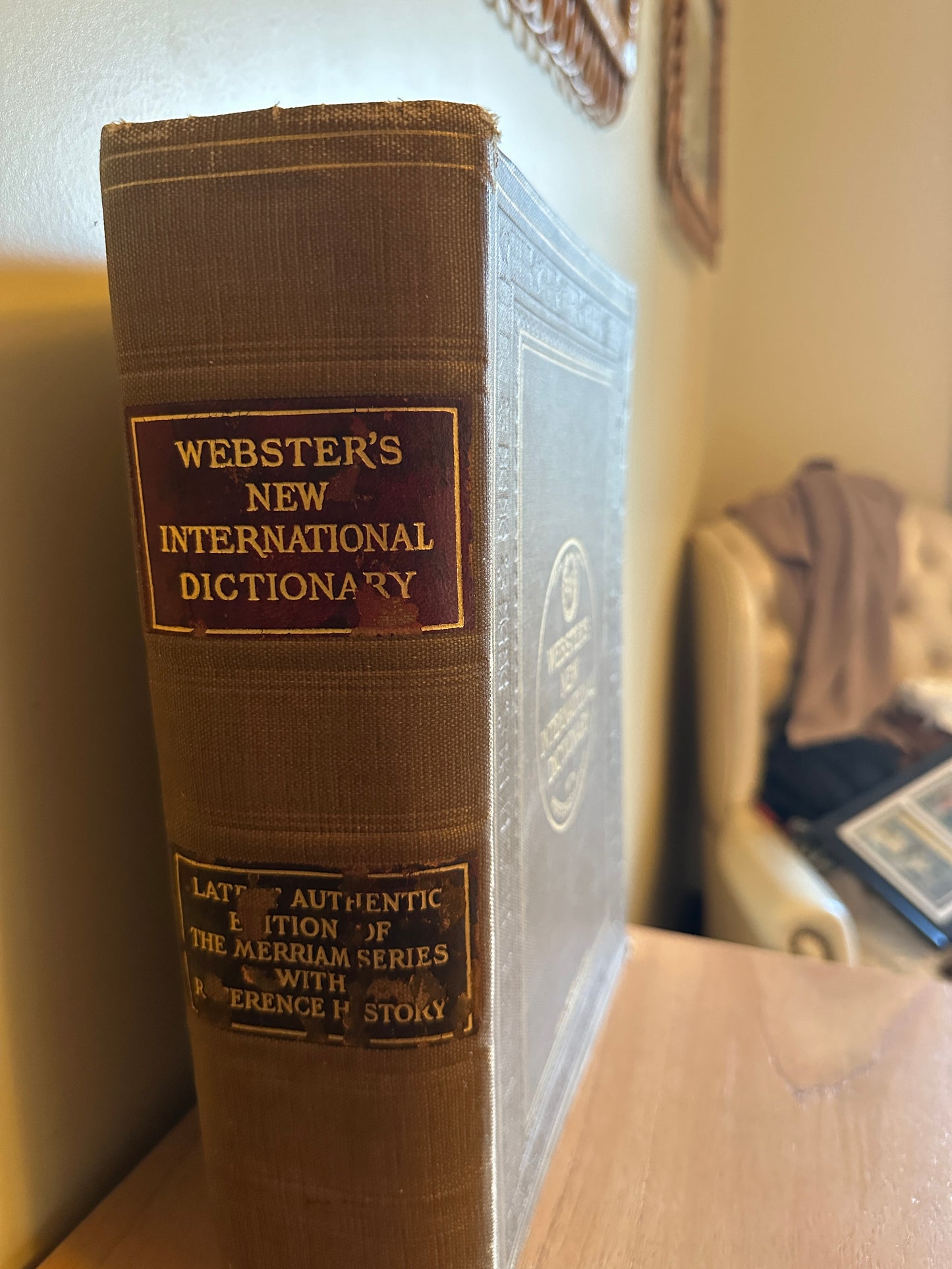 1931 Webster New International Dictionary (India Paper Edition)