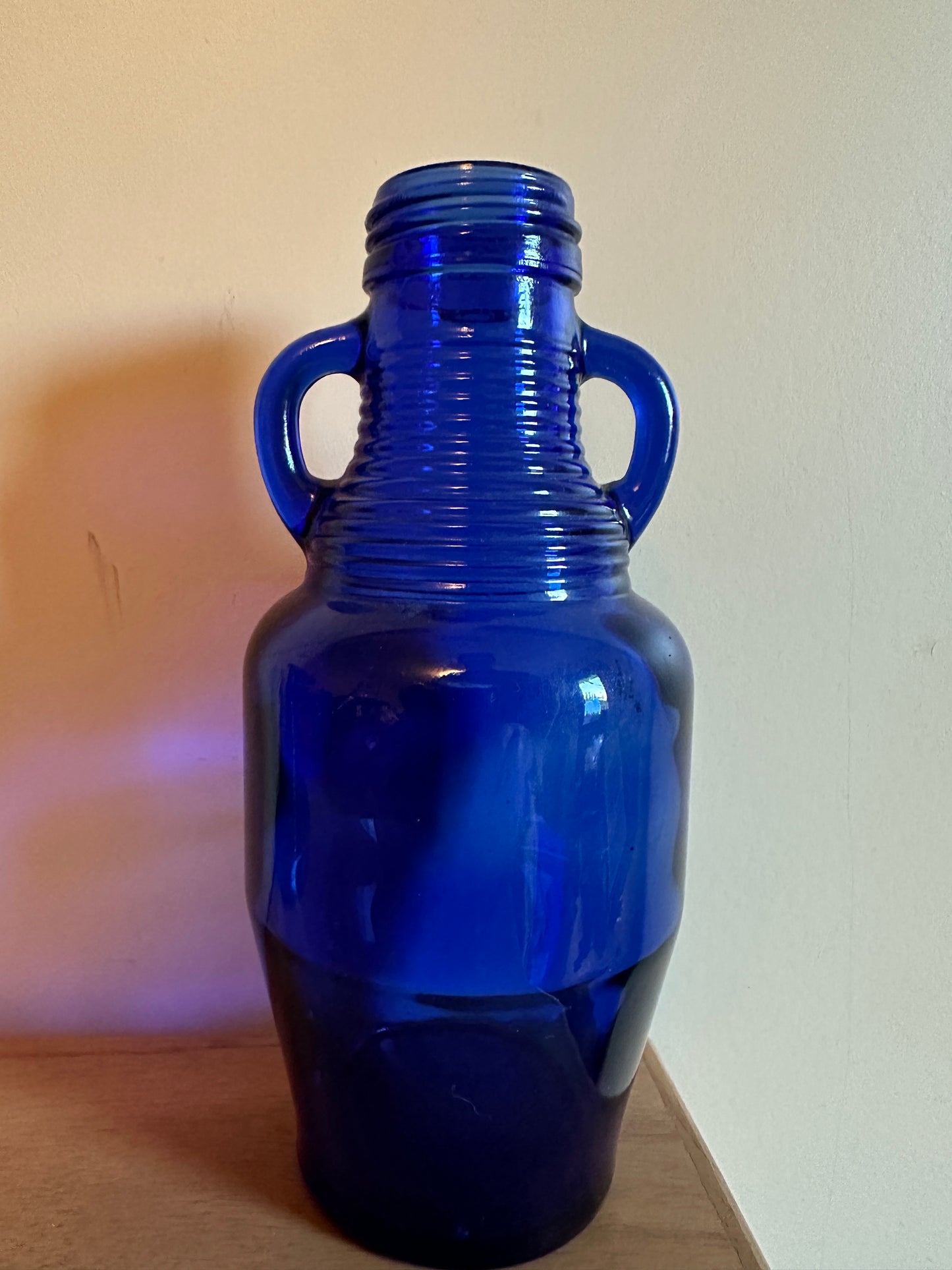 Assortment of Vintage Apothecary Blue Bottles
