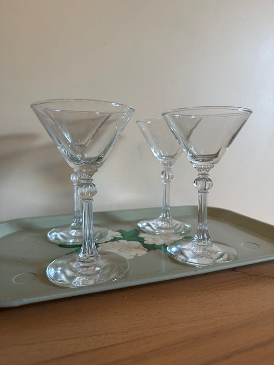 Libbey Retro Martini Cocktail Glasses