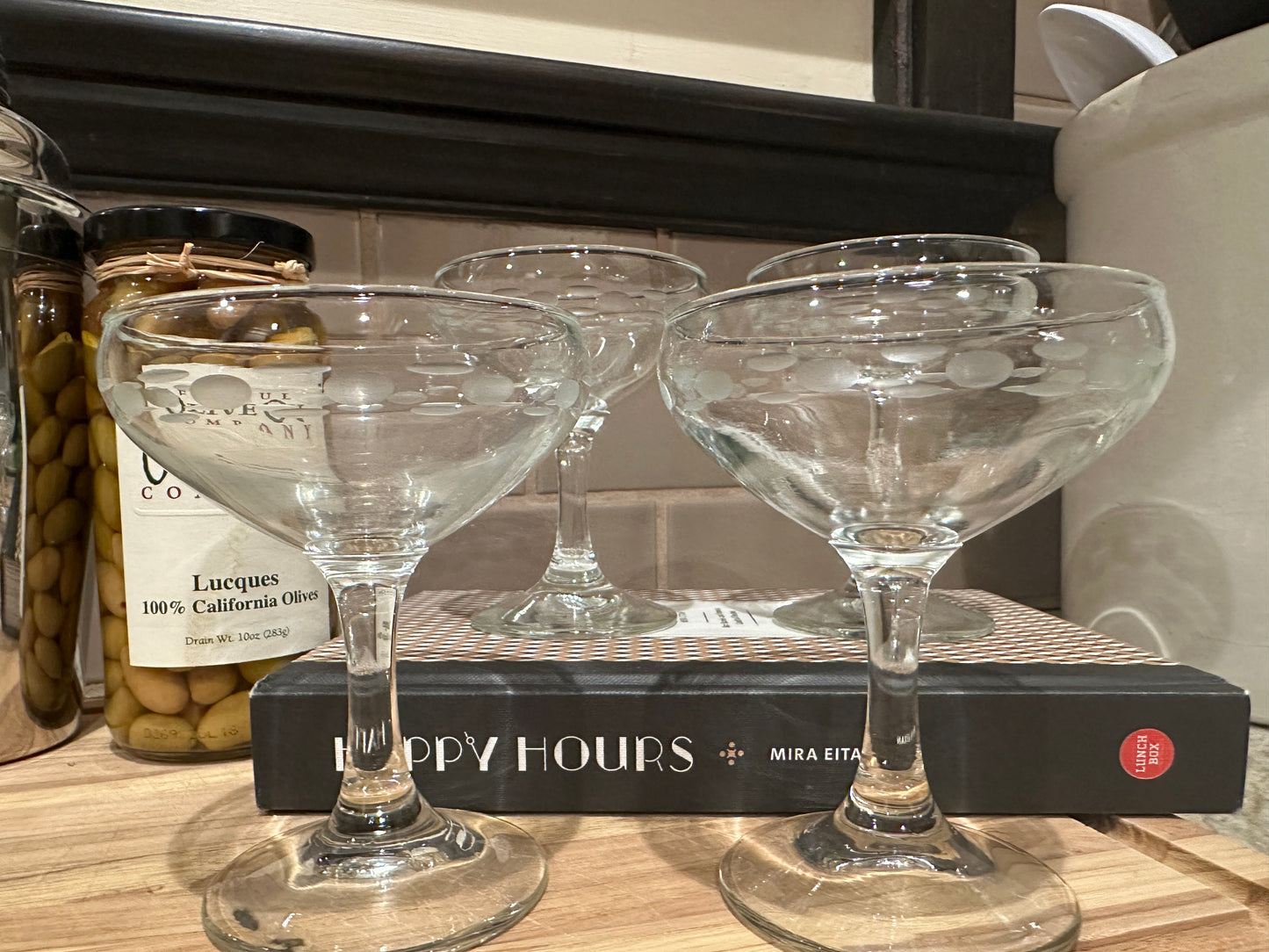 Vintage Coupe Cocktail Glasses