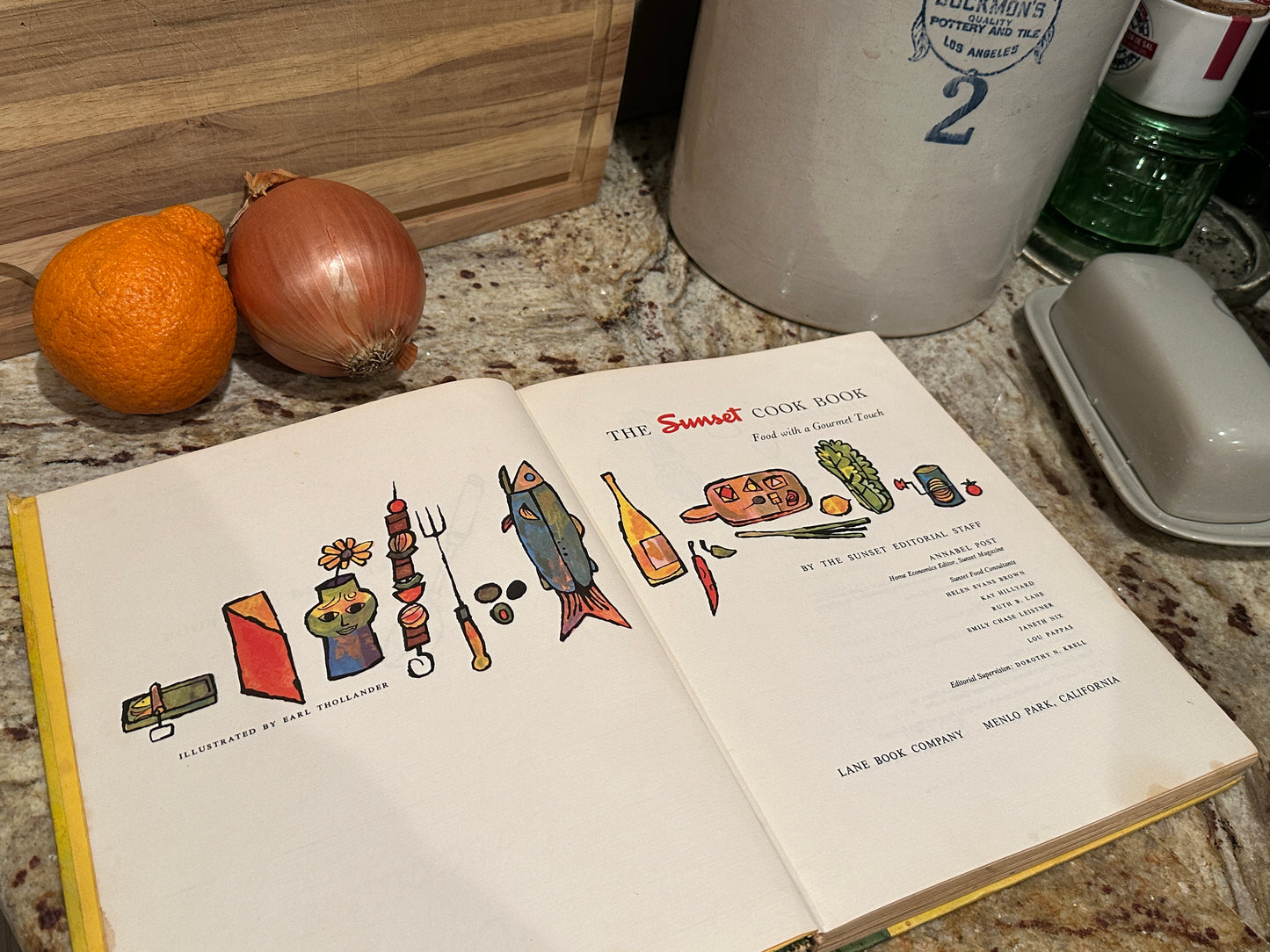 The Sunset Cookbook Hardcover - 1960s