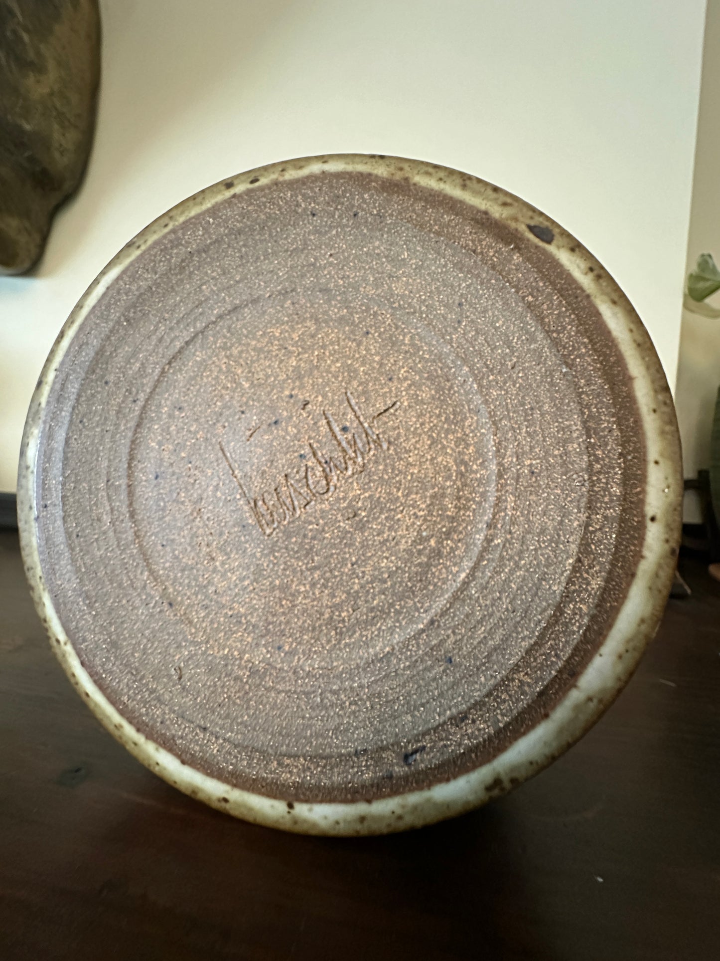 Stoneware Studio Pottery Vase - Artist Signed