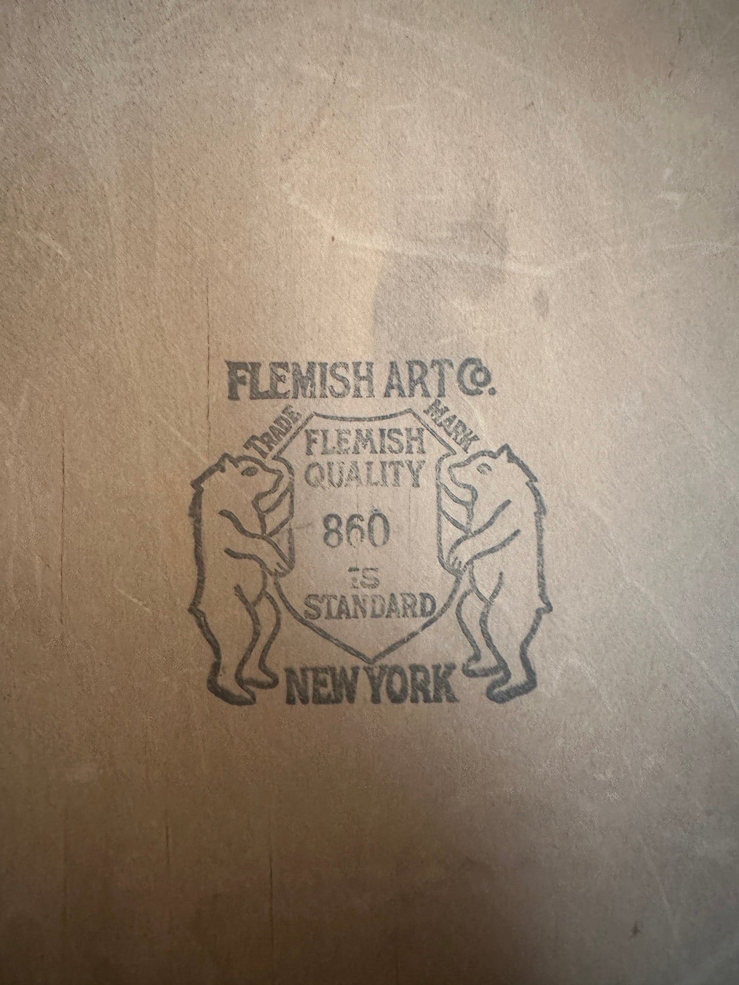 The Flemish Art Co. New York Floral Pyrography
