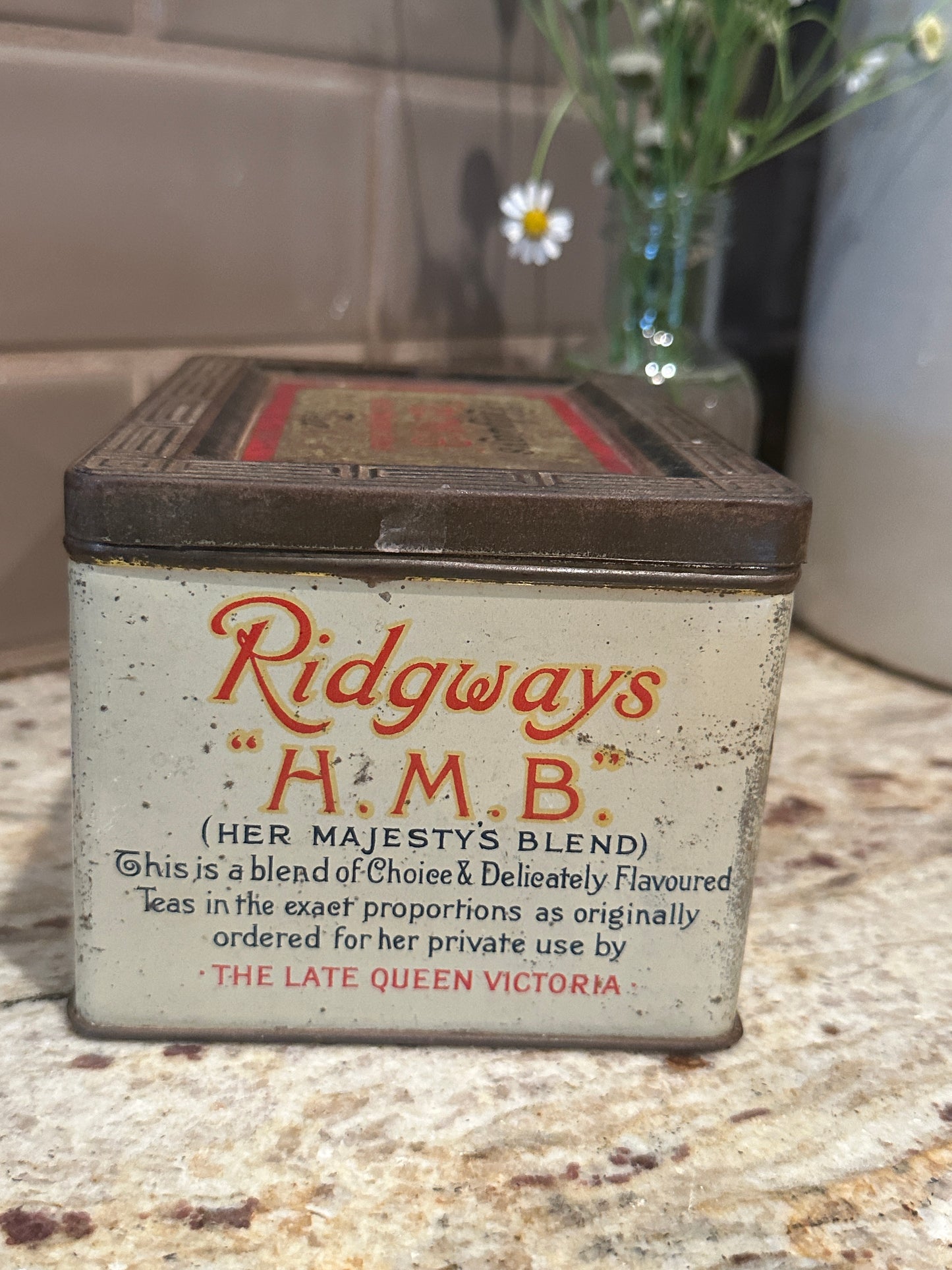 Ridgways Ltd Antique Vintage Tea Tin