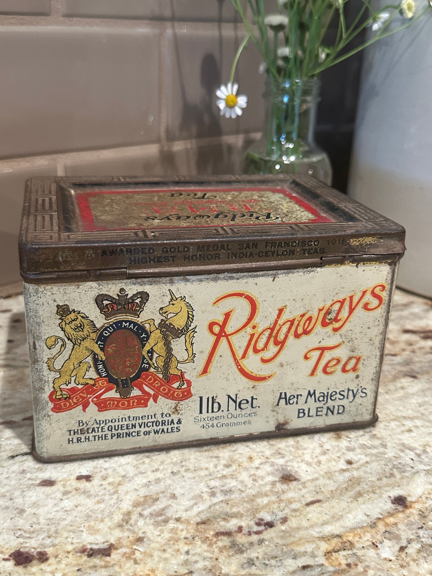 Ridgways Ltd Antique Vintage Tea Tin